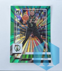 2022-23 Donruss #2 Jaylen Brown Green Laser Holo